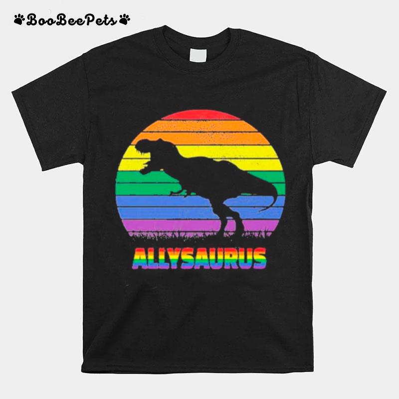 Lgbt Dinosaur Allysaurus T-Shirt