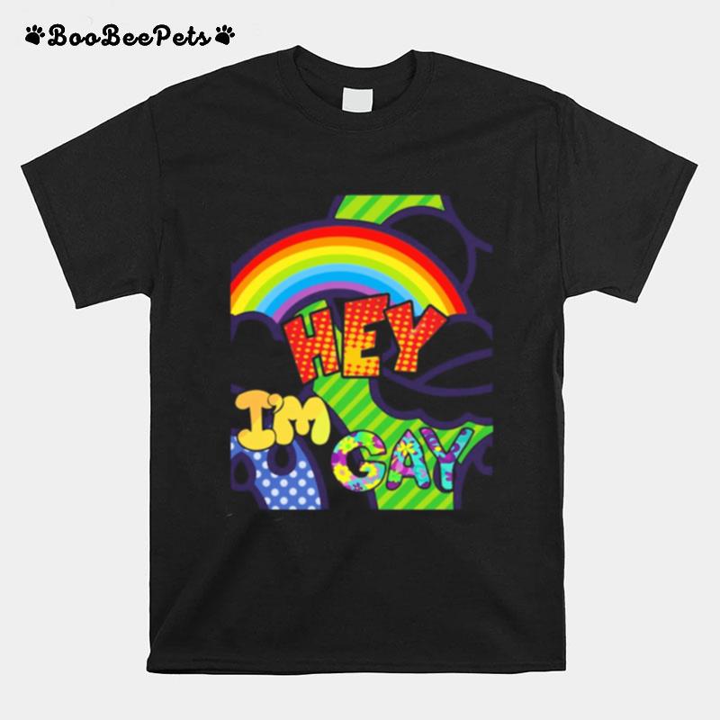 Lgbt Hey Im Gay T-Shirt