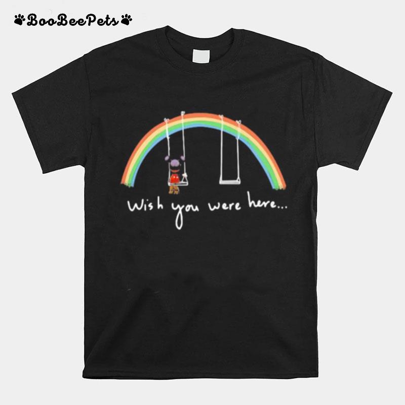 Lgbt Rainbow Mickey Mouse Wish You Were Here T-Shirt