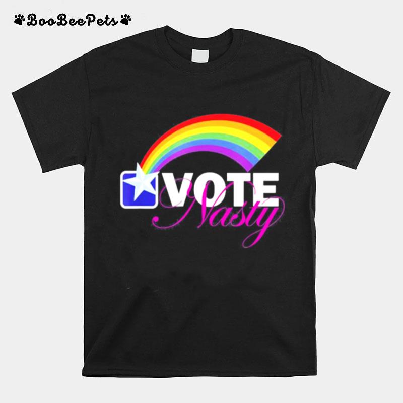 Lgbt Rainbow Vote Nasty T-Shirt