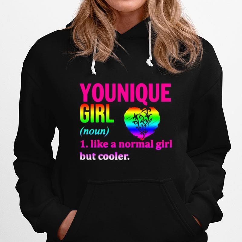 Lgbt Younique Girl Like A Normal Girl But Cooler Heart Hoodie