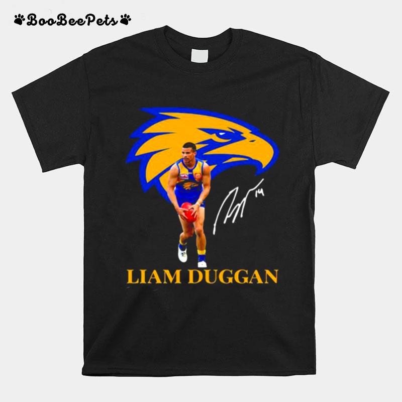 Liam Duggan Player Of Team Philadelphia Eagles Football Signature T-Shirt