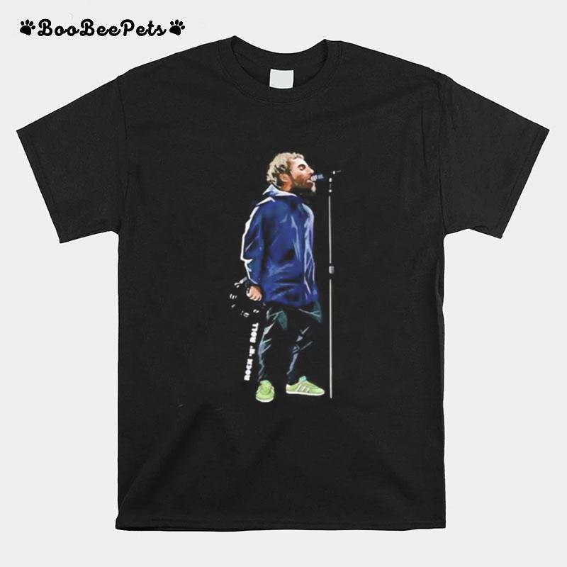 Liam Gallagher Rock N Roll Blue T-Shirt