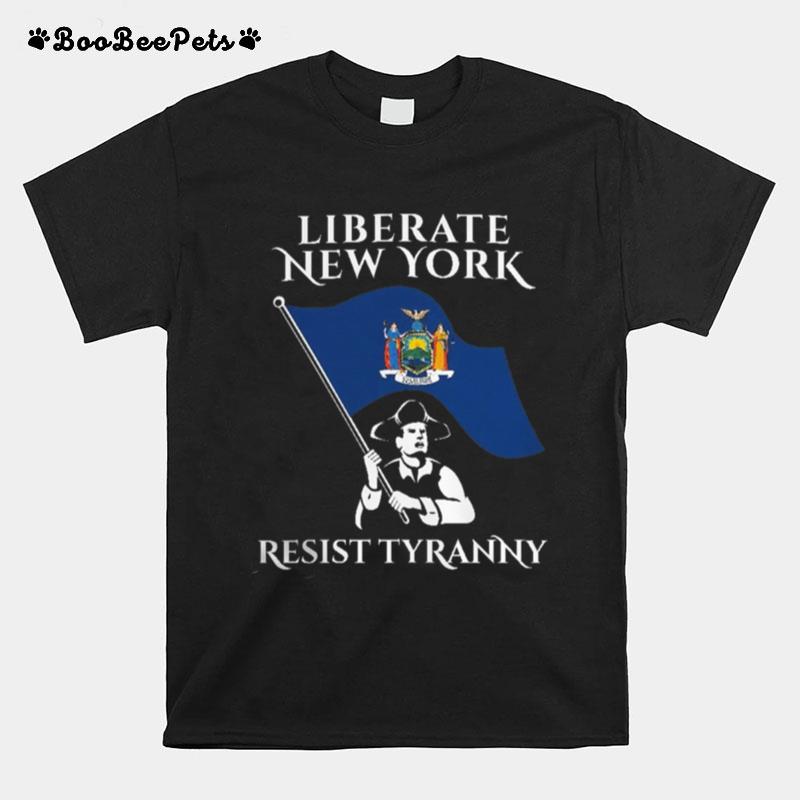 Liberate New York Resist Tyranny T-Shirt