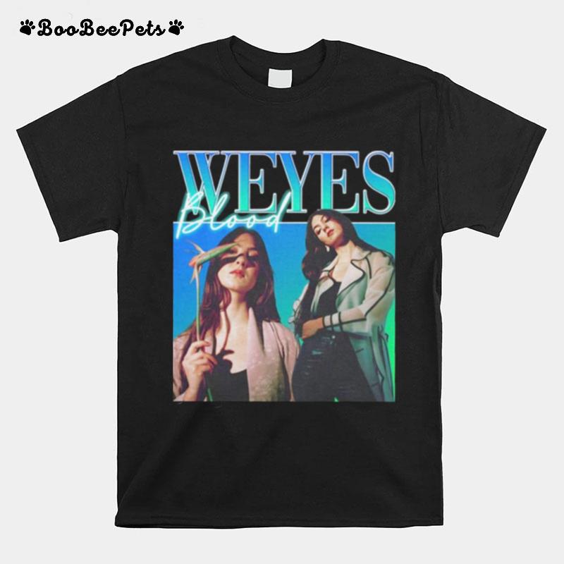 Light Blue Design Weyes Blood Singer T-Shirt