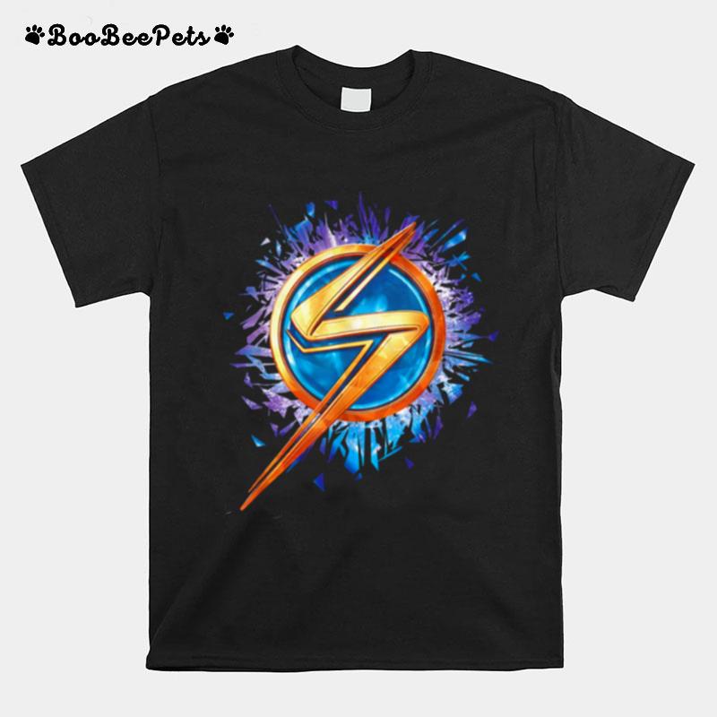 Lightning Bolt Icon Ms Marvel Marvel Comics Holiday T-Shirt