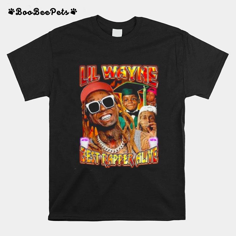 Lil Wayne Weezy Best Rapper Alive Vintage T-Shirt