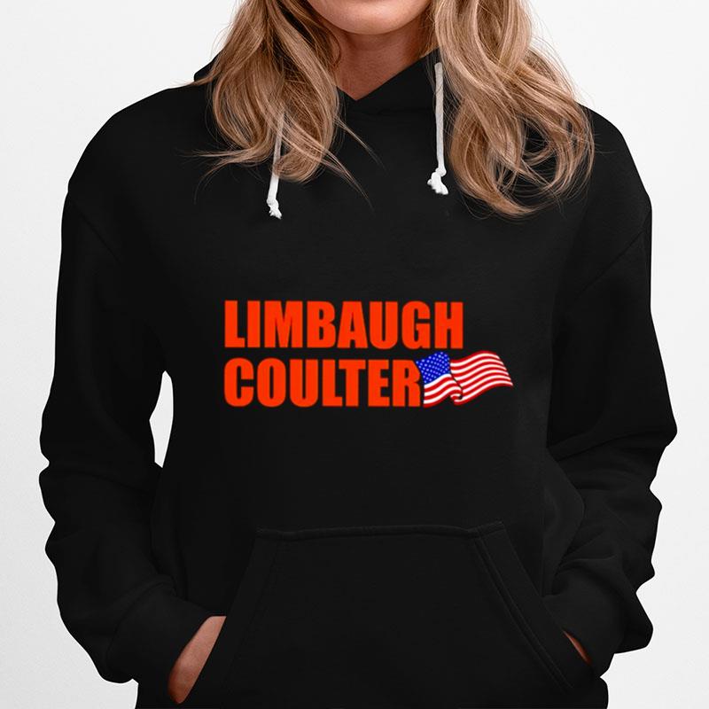 Limbaugh Coulter American Flag Hoodie