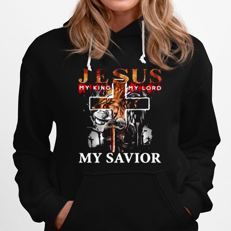 Lion Jesus My King My Lord My Savior Hoodie