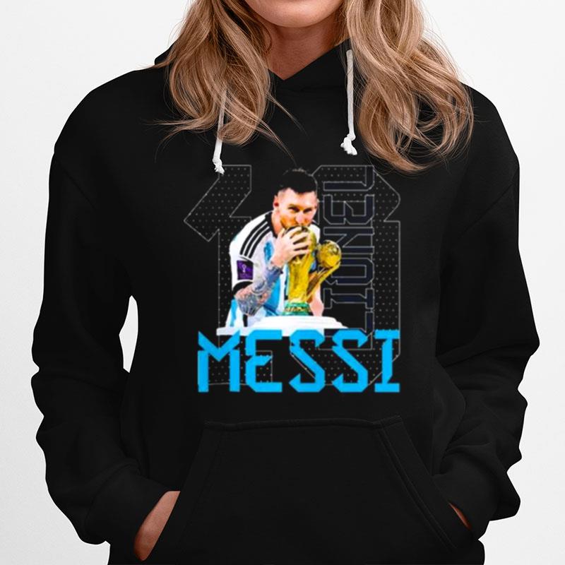 Lionel Messi Argentina Champion World Cup Hoodie
