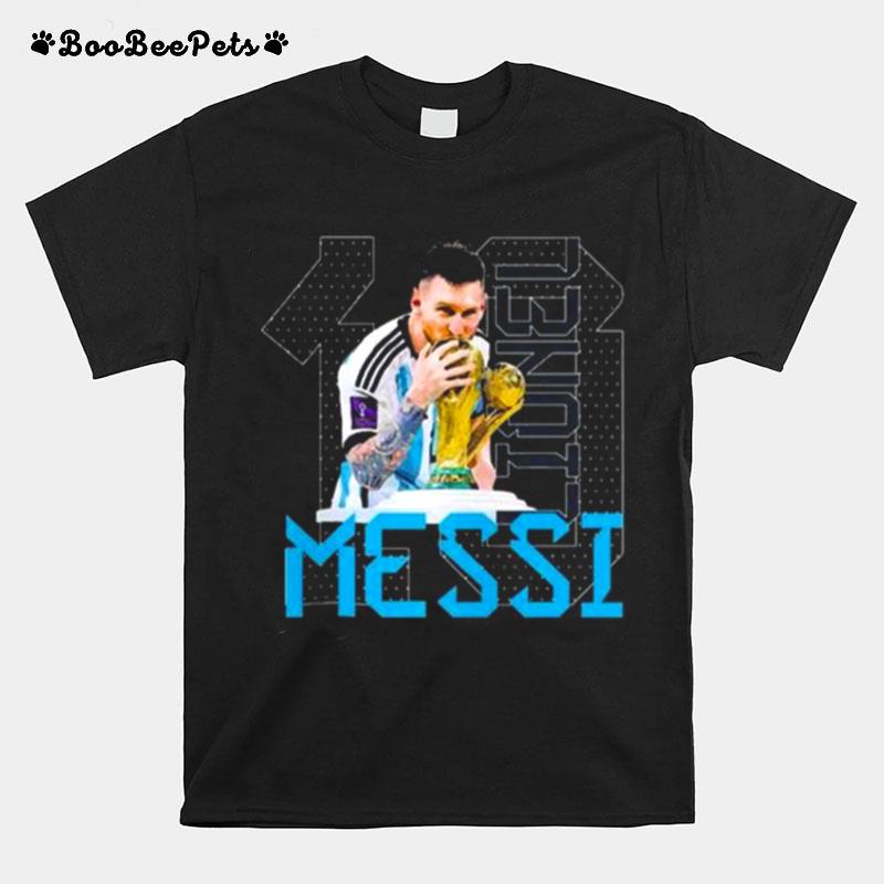 Lionel Messi Argentina Champion World Cup T-Shirt