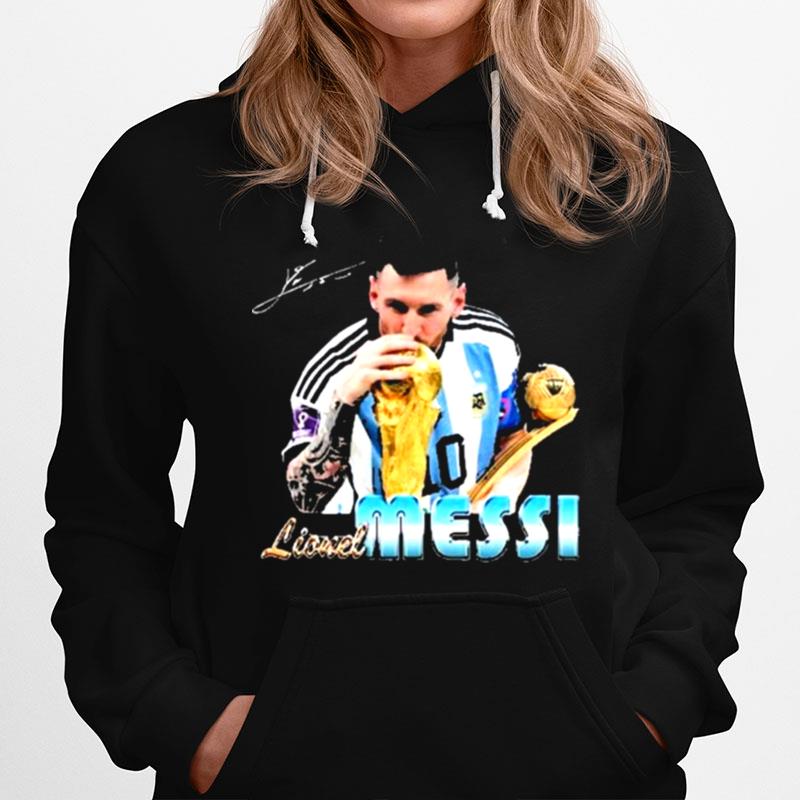 Lionel Messi The Golden Ball Qatar World Cup 2022 Hoodie