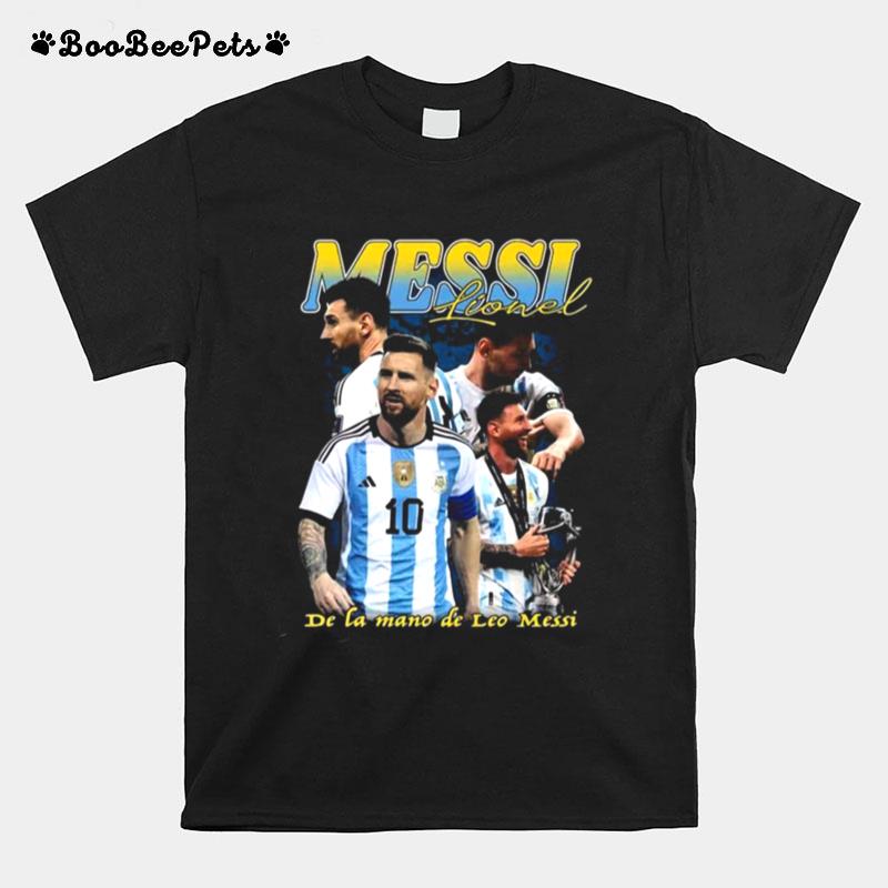 Lionel Messi Vintage Bootleg 90S Champions World Cup 2022 T-Shirt
