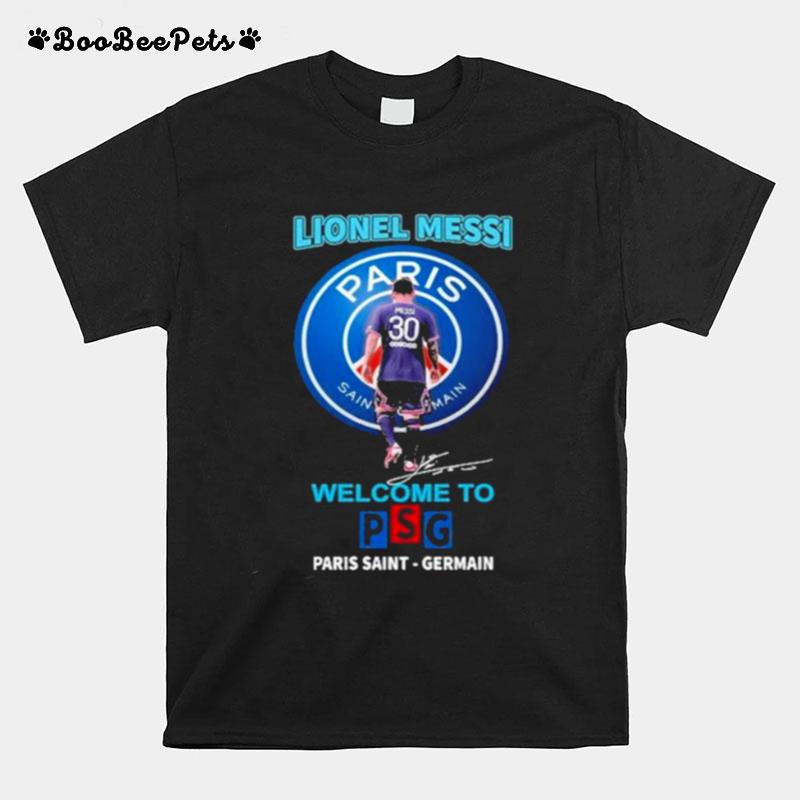 Lionel Messi Welcome To Psg T-Shirt