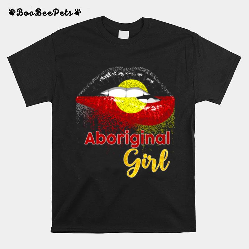 Lips Aboriginal Girl T-Shirt