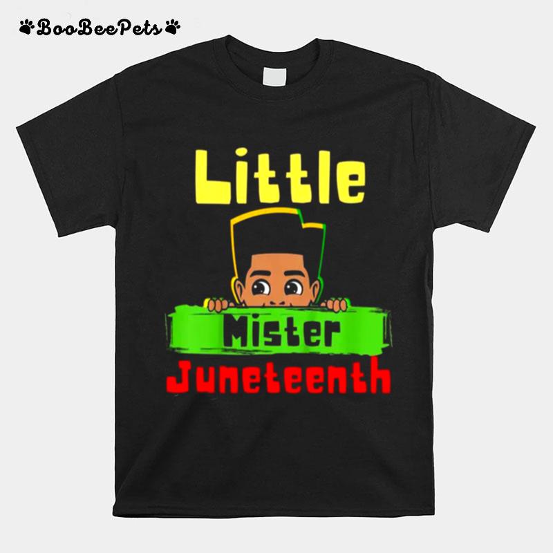 Little Mister Juneteenth Son Toddler T-Shirt