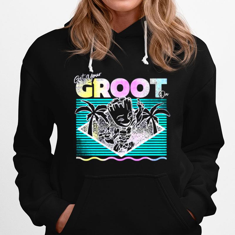 Little Tree Of The Galaxy Get Your Little Tree On I Am Groot Hoodie