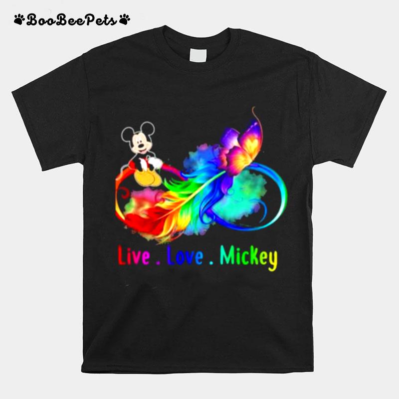 Live Love Mickey Autism Awareness T-Shirt