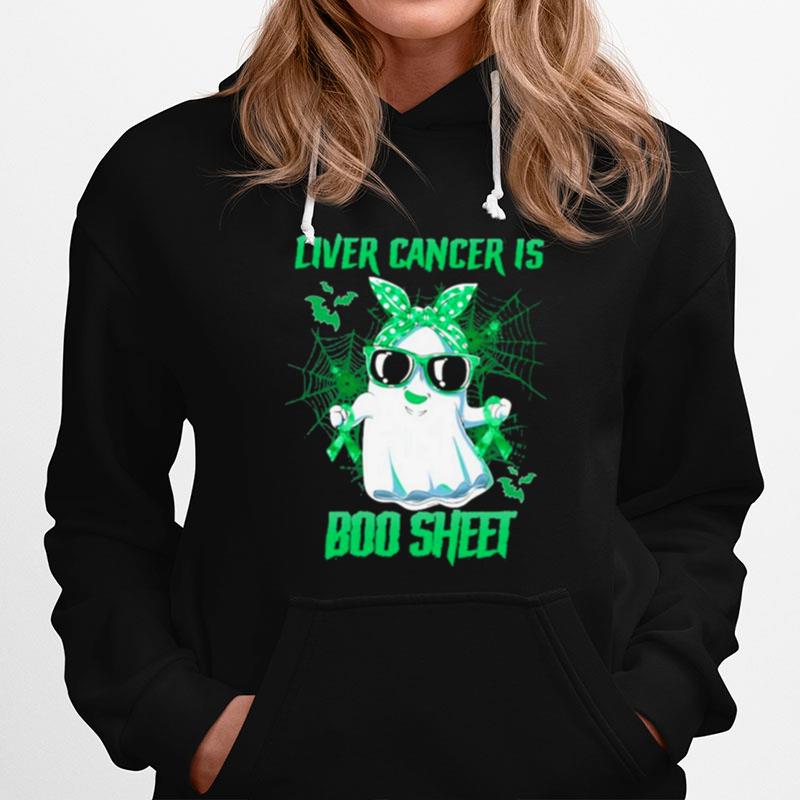 Liver Cancer Is Boo Sheet Happy Halloween Hoodie