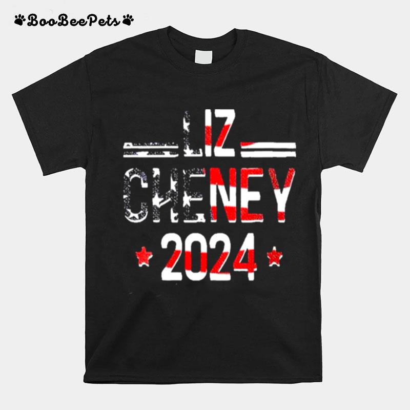 Liz Cheney For President 2024 Usa Election Liz 24 T-Shirt