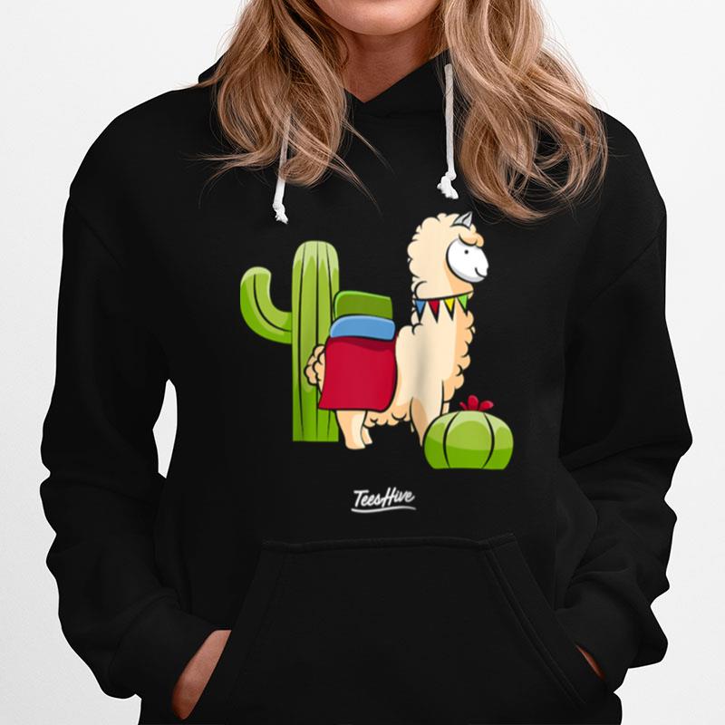 Llama Cactus Hoodie