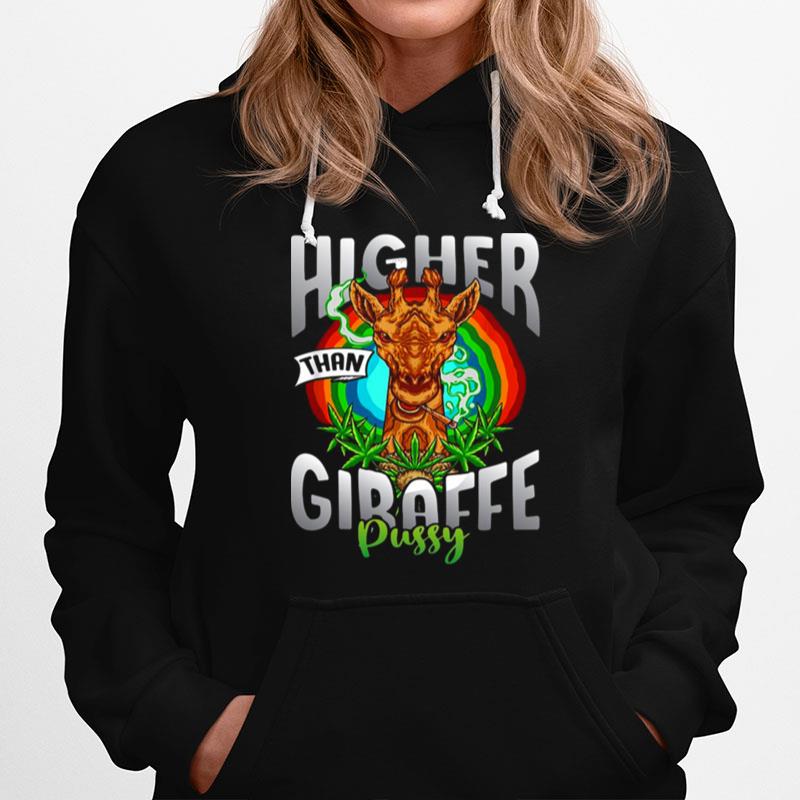 Llama Smoke Weed Higher Giraffe Pussy Hoodie