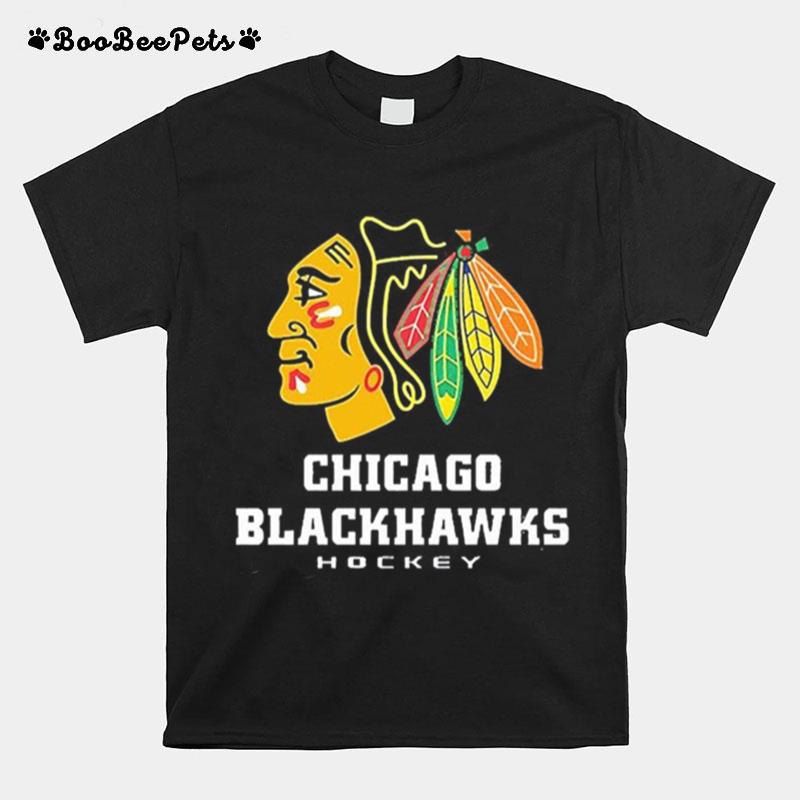 Logo Nhl Chicago Blackhawks Hockey T-Shirt