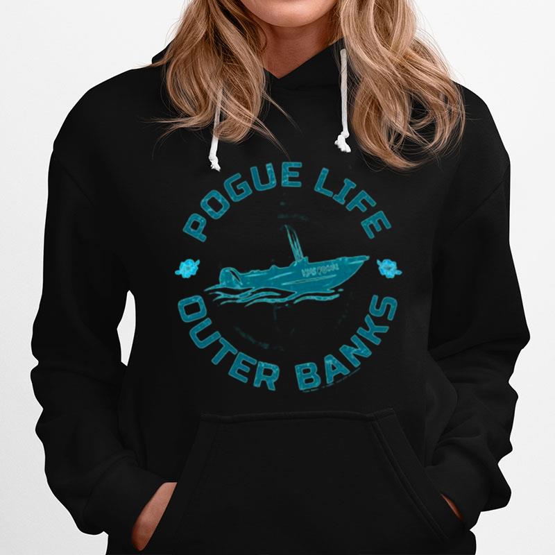 Logo Outer Banks Pogue Life Boat Silhouette Hoodie