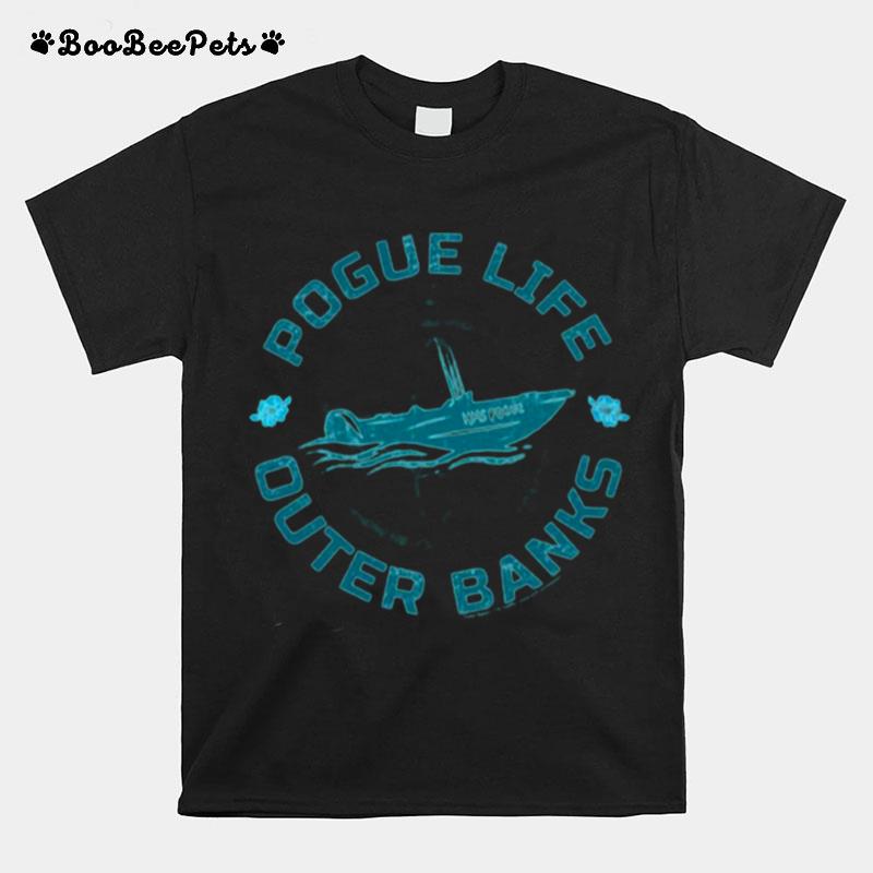 Logo Outer Banks Pogue Life Boat Silhouette T-Shirt