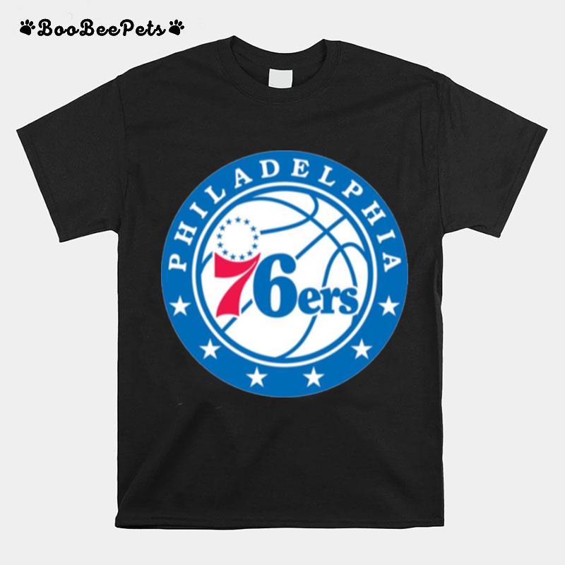 Logo Philadelphia 76Ers Sports T-Shirt