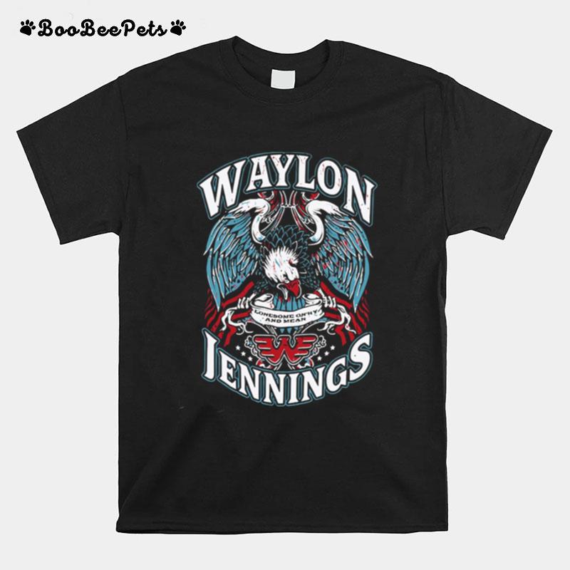 Lonesome Onry And Mean Waylon Jennings T-Shirt