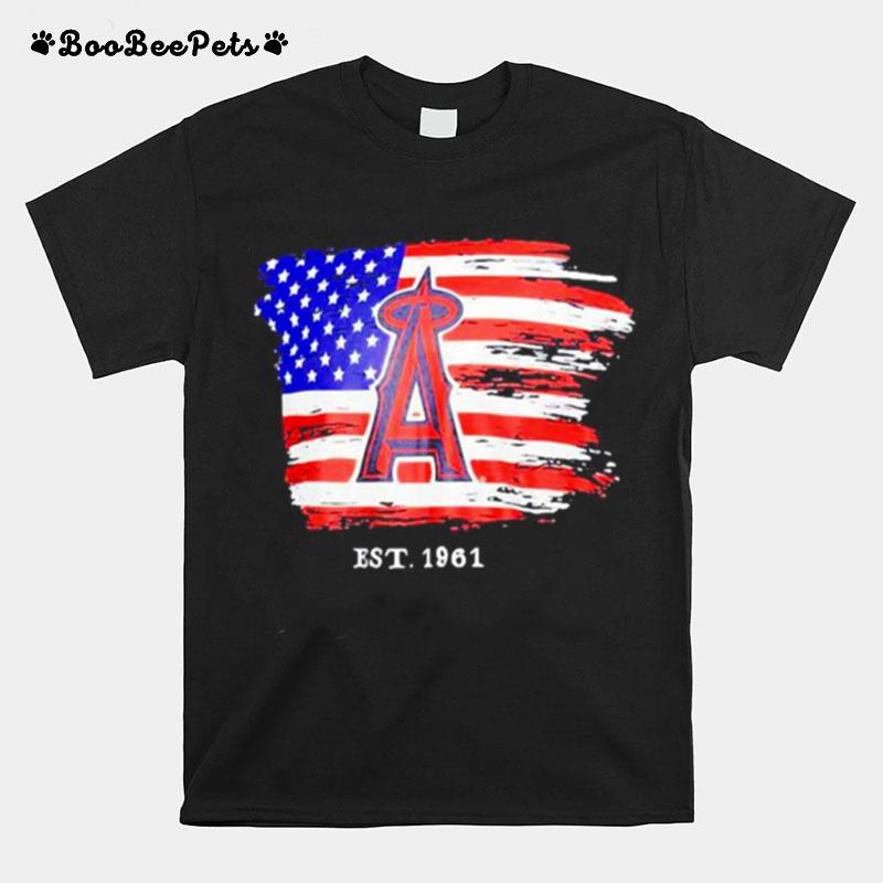 Los Angeles Angels Est 1961 4Th Of July T-Shirt