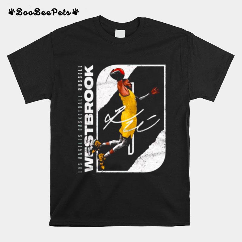 Los Angeles Basketball Russell Westbrook Signature T-Shirt