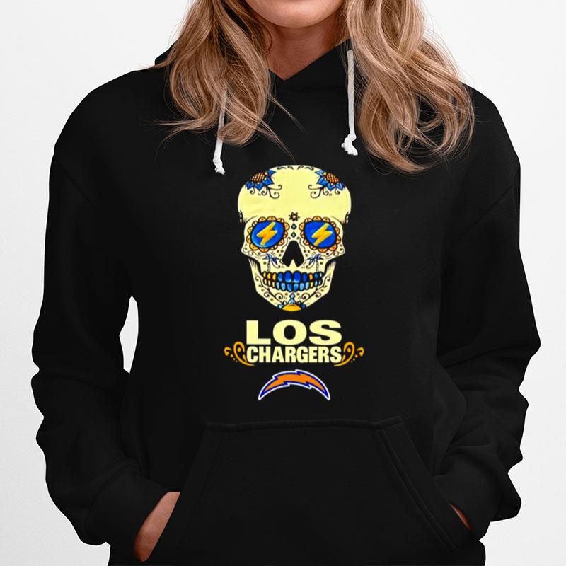 Los Angeles Chargers Sugar Skull Hoodie