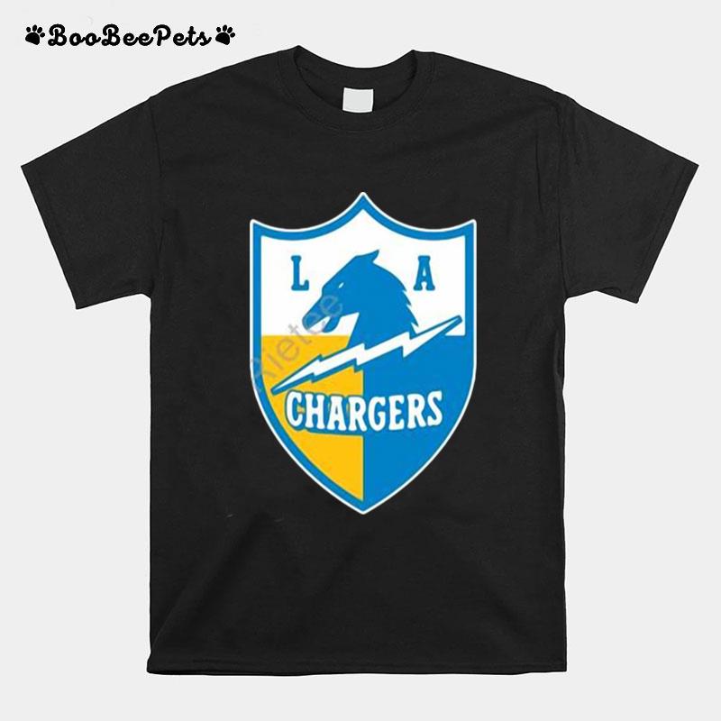 Los Angeles Chargers Vintage Shield Logo T-Shirt