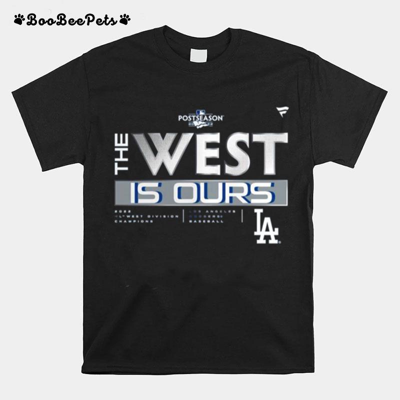 Los Angeles Dodgers 2022 Nl West Division Champions Locker Room T-Shirt
