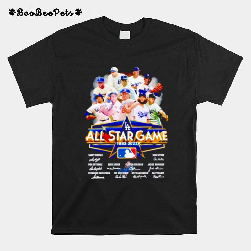 Los Angeles Dodgers All Star Game 1883 2022 Signature T-Shirt
