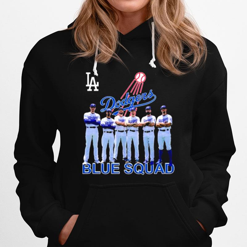 Los Angeles Dodgers Baseball Team Blue Squad Hoodie