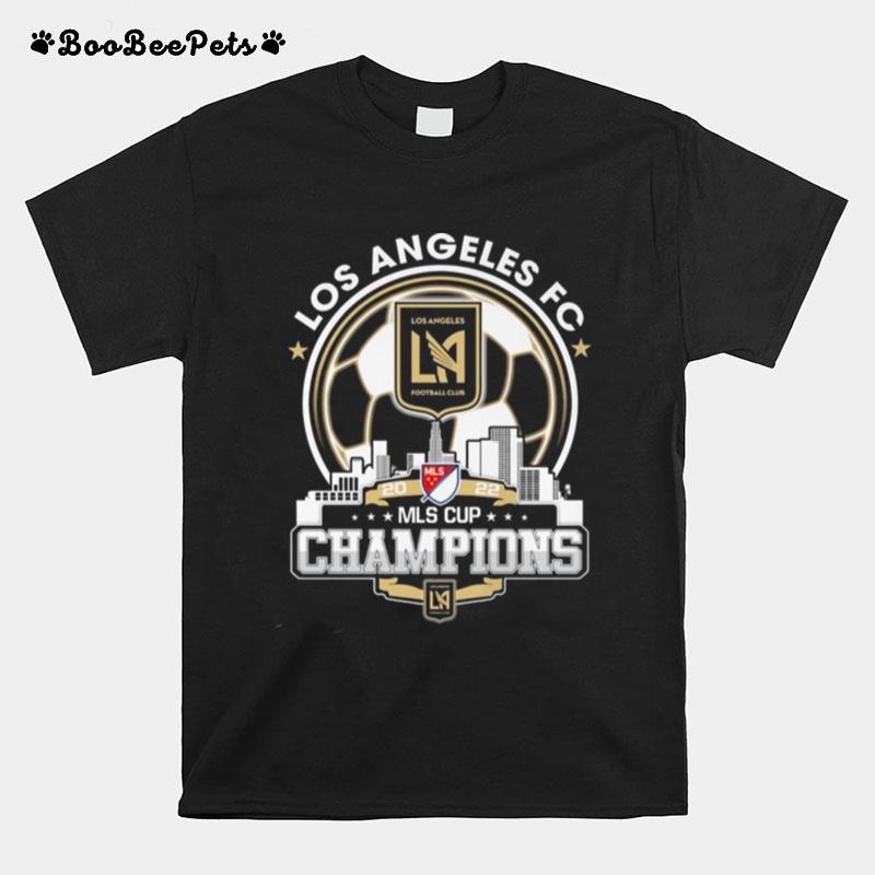 Los Angeles Fc 2022 Mls Cup Champions Skyline T-Shirt