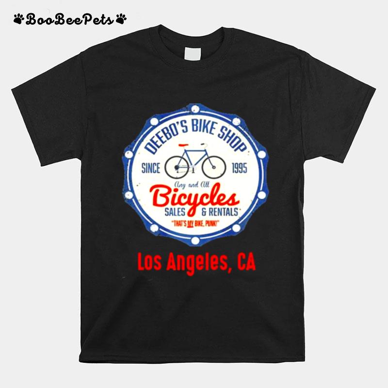 Los Angeles Funny Deebos Bike Rentals Joke T-Shirt