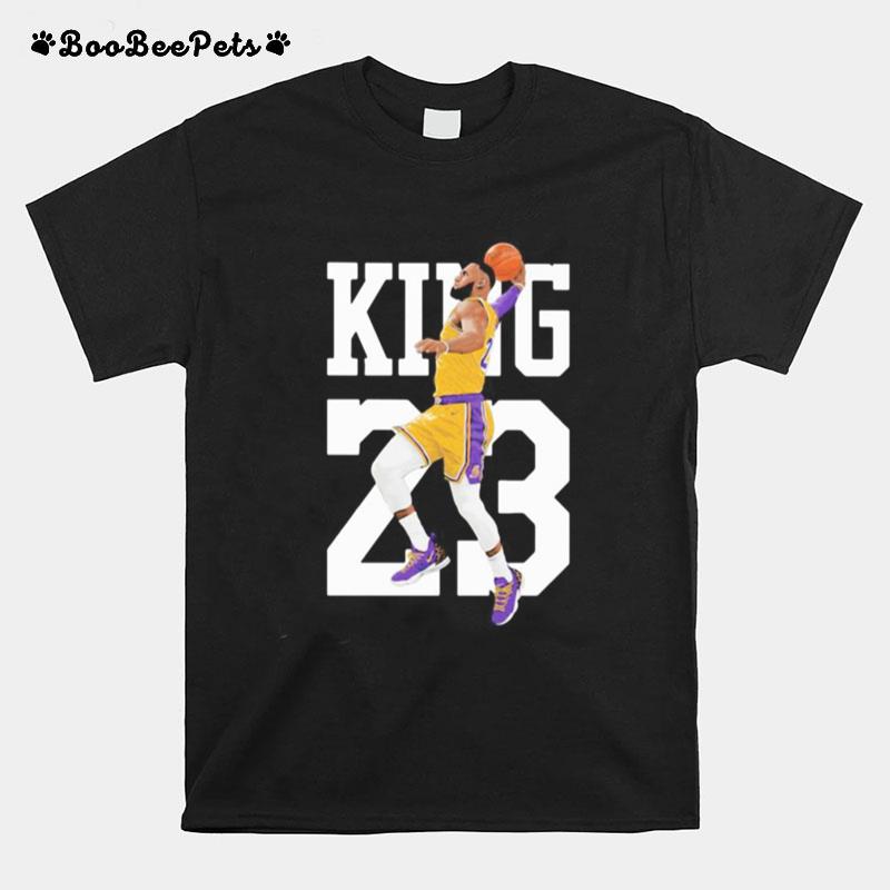 Los Angeles Lakers 23 Lebron James King T-Shirt