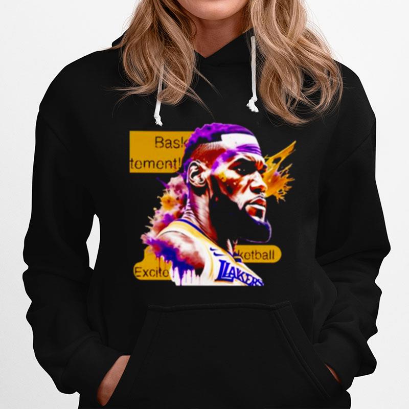 Los Angeles Lakers Basketball Excitement Hoodie