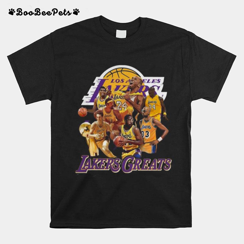 Los Angeles Lakers Greats Basketball T-Shirt