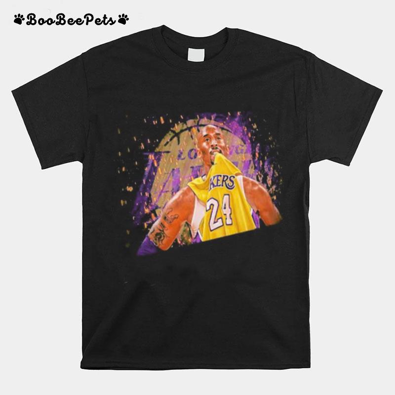 Los Angeles Lakers Kobe Bryant 24 Basketball Player T-Shirt