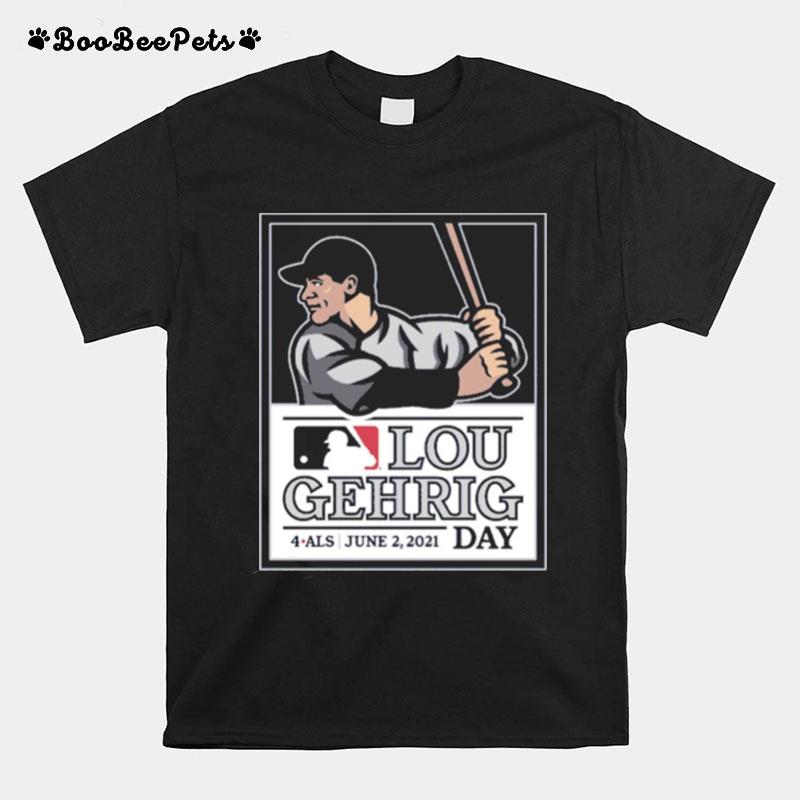 Lou Gehrig Day Logo Mlb T-Shirt