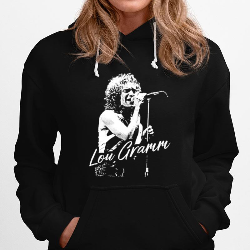 Lou Gramm Retro Fan Art Design Hoodie