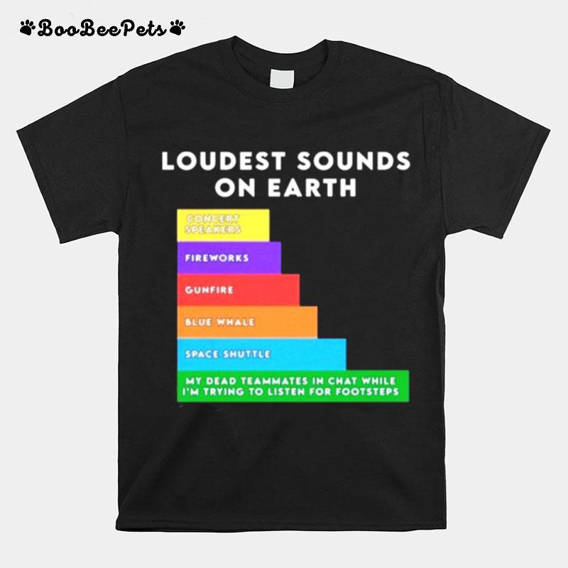 Loudest Sounds On Earth Warzone T-Shirt