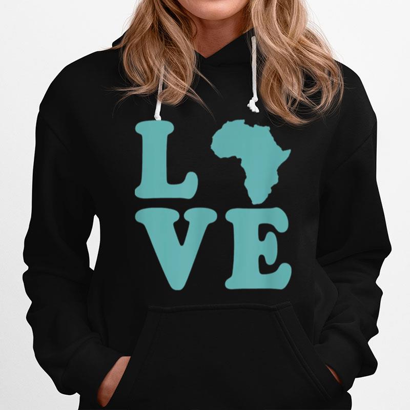 Love Africa Melanin American History Pride Juneteenth Party Hoodie