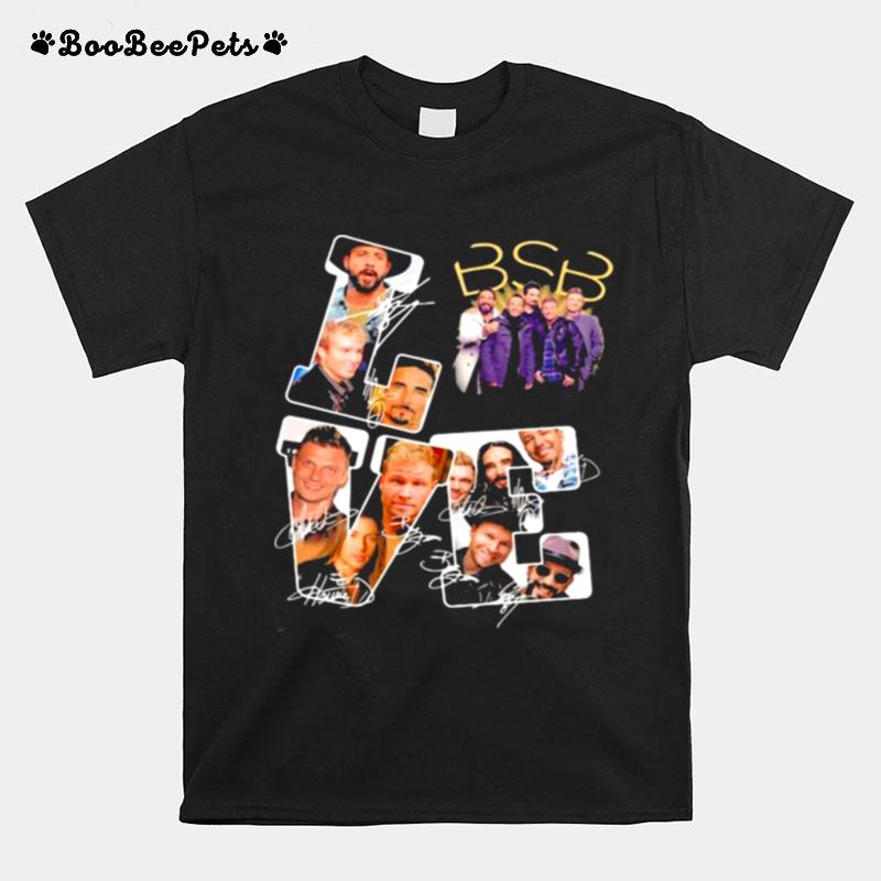 Love Backstreet Boys Signature T-Shirt