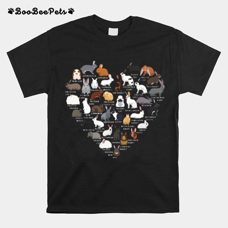 Love Bunnies Heart T-Shirt